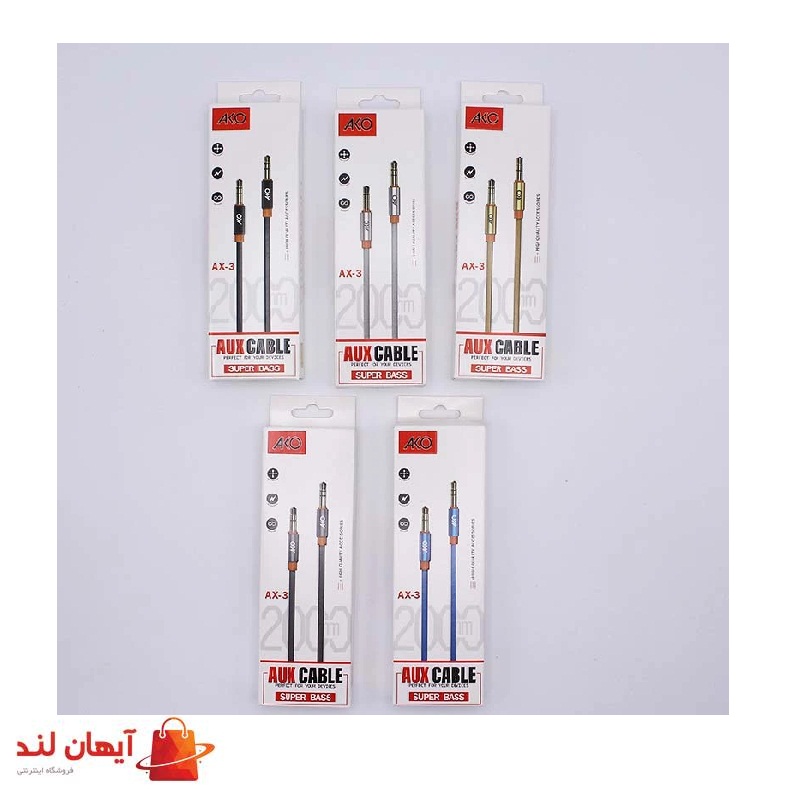 کابل AUX آکو مدل AX-3 طول 1 متر