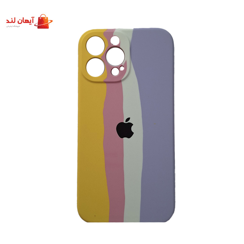 کاور سیلیکونی رنگین کمانی مناسب گوشی آیفون 13 پرو